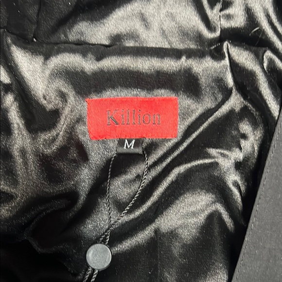 Killion brand mens Black Hooded parka - Picture 3 of 4